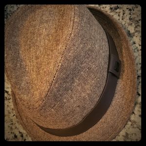 Sean John Brown Herringbone Faric Hat